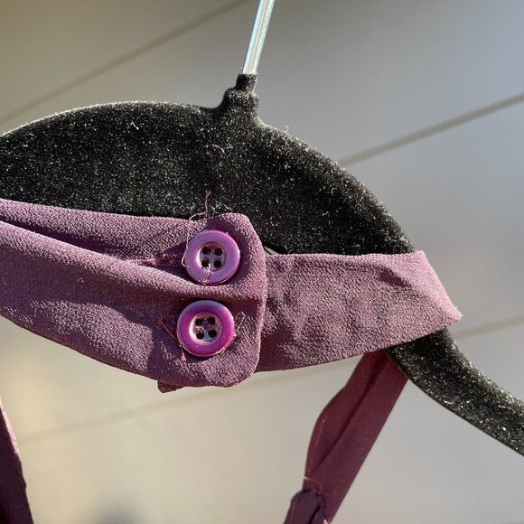 Purple to Red ombre Flowy backless maxi dress XL by Zaful - Picture 7 of 8